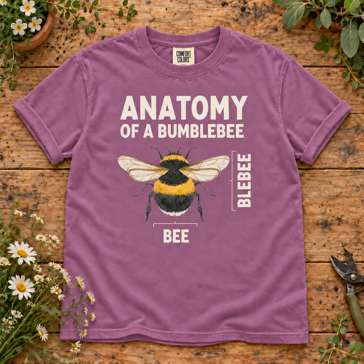 Anatomy of a Bumblebee Comfort Colors T-Shirt – Vintage Bee Lover Tee