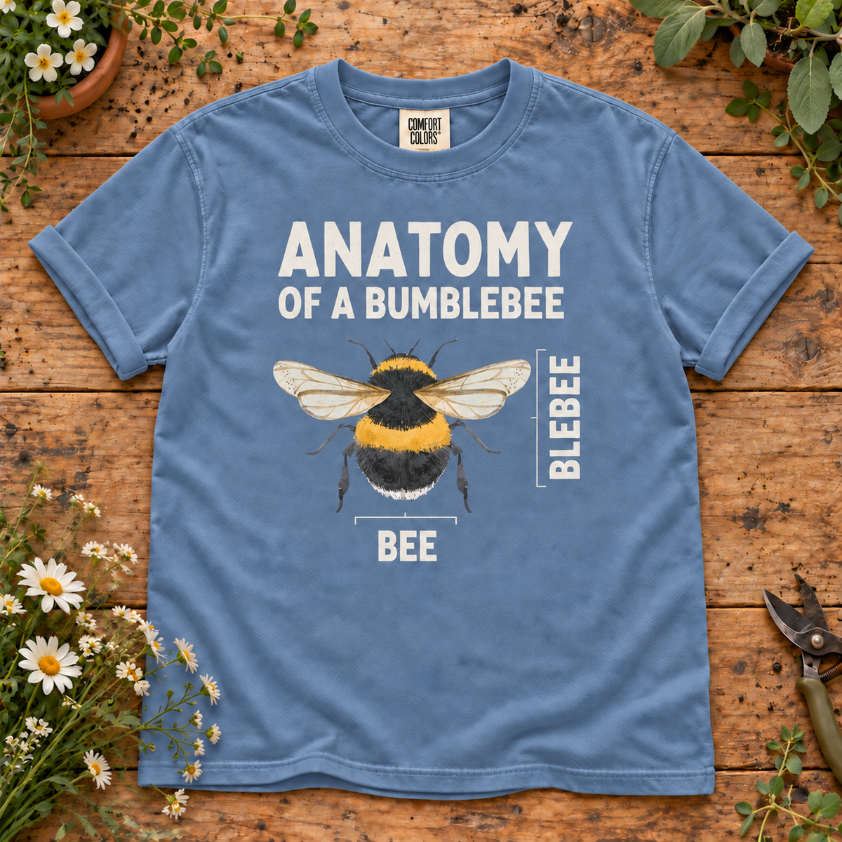 Anatomy of a Bumblebee Comfort Colors T-Shirt – Vintage Bee Lover Tee