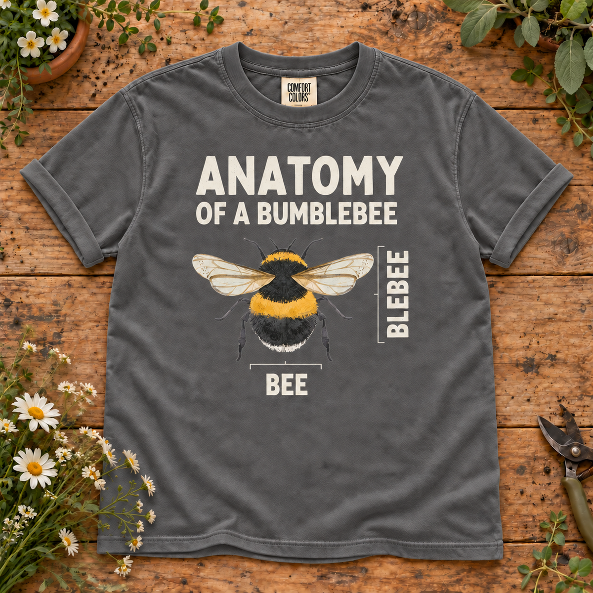Anatomy of a Bumblebee Comfort Colors T-Shirt – Vintage Bee Lover Tee